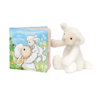 Agneau Timide Et Sa Maman Livre and Bashful Lamb Medium