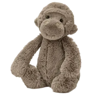 Bashful Gorilla - Small (Brown)