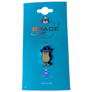 Amuseables Peanut Space Rodeo Outfit Pin Badge
