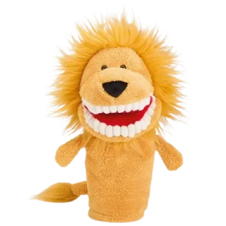 Toothy Lion Hand Puppet