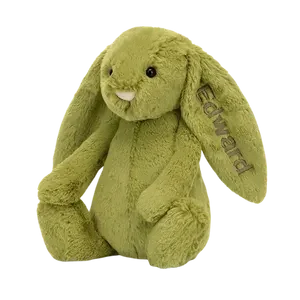 Personalised Bashful Moss Bunny Medium
