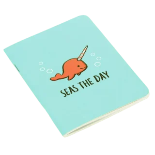 Seas the Day Aqua Notebook