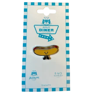 Amuseables Hot Dog Pin Badge