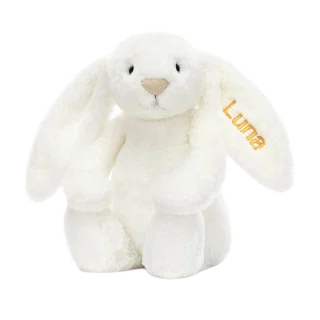 Personalised Bashful Luxe Bunny Luna Medium