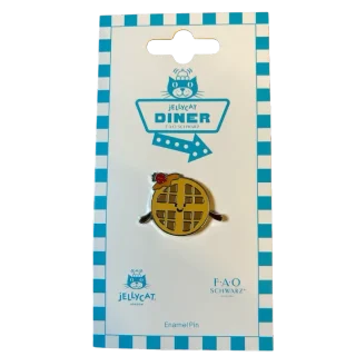 Amuseables Rene Waffle Pin Badge