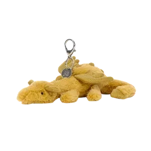 Golden Dragon Bag Charm