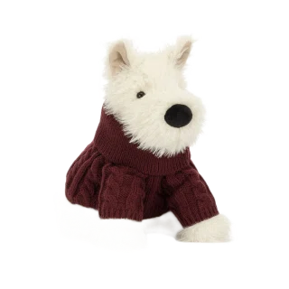 Munro Scottie Dog 'Winter Jumper'