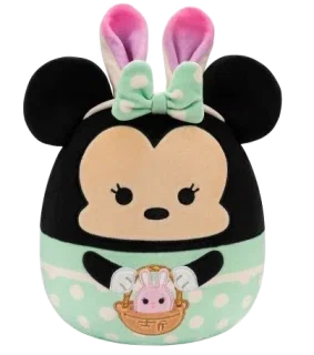 Green Easter Minnie Mouse w/ Rabbit in Basket