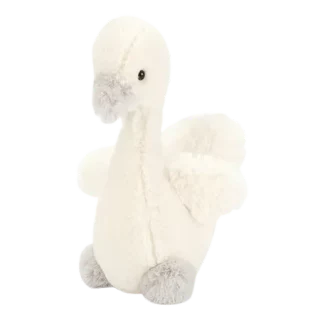 Syllabub Swan Rattle - Grey