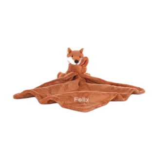 Personalised Bashful Fox Cub Soother