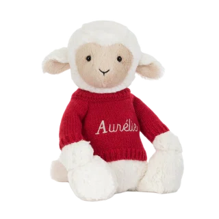 Skipson Lamb with Personalised Red Jumper