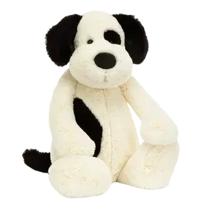 Bashful Black & Cream Puppy - Really Big