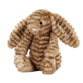 Personalised Bashful Luxe Bunny Juniper
