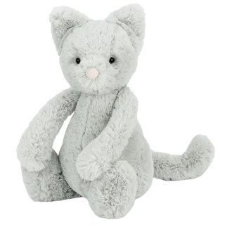 Bashful Silver Kitty