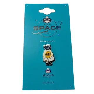 Amuseables Boiled Egg Scientist Outfit Pin Badge