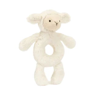 Bashful Lamb Ring Rattle