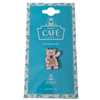 Leola Bear With Strawberry Cake Pin Badge