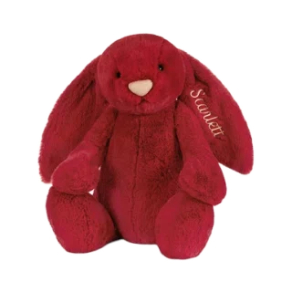 Personalised Bashful Luxe Bunny Scarlett Huge