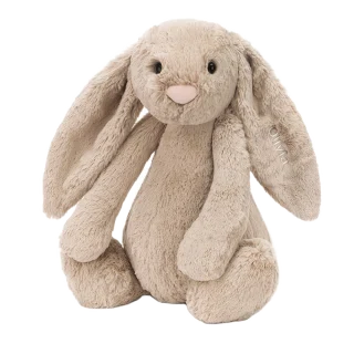 Personalised Bashful Beige Bunny Huge