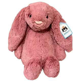 Bashful Dusty Pink Bunny
