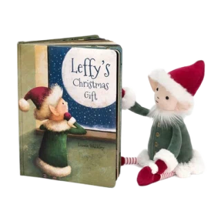 Leffy's Christmas Gift Book and Leffy Elf Medium