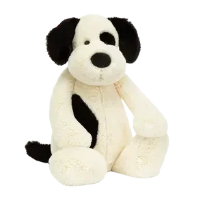 Bashful Black & Cream Puppy - Huge