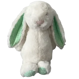 Bashful Mint Dot Bunny