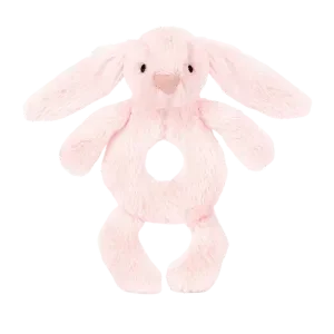 Bashful Bunny Ring Rattle - Pink