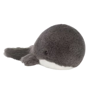 Wavelly Whale - Charcoal