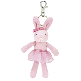 Tutu Lulu Pink Bunny Keyring