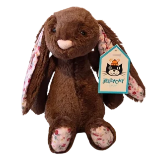 Bashful Chocolate Blossom Bunny