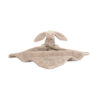 Personalised Bashful Beige Bunny Soother