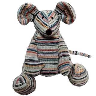Jellycat X Muji Striped Mouse