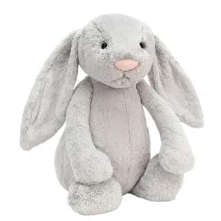 Bashful Silver Bunny - Really Big