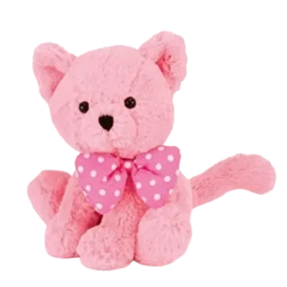Big Bow Pink Kitten