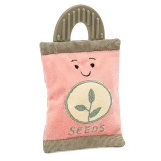Whimsy Garden Seed Packet Rattle