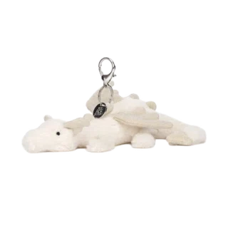 Snow Dragon Bag Charm