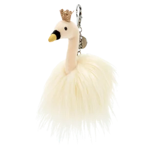 Fancy Swan Bag Charm