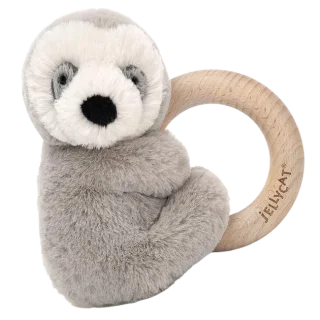 Shooshu Sloth Wooden Teething Ring