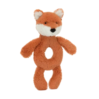 Bashful Fox Cub Ring Rattle