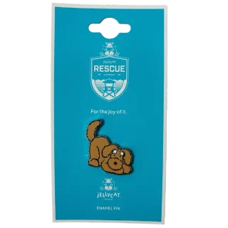 Jellycat Rescue Scruffles Pin Badge