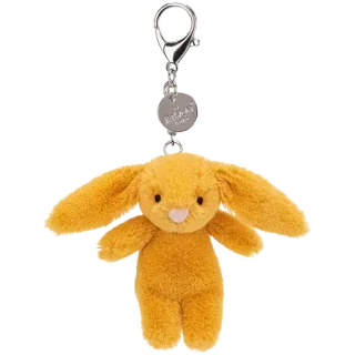 Bashful Saffron Bunny Bag Charm