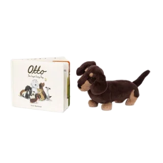 Otto the Loyal Long Dog Book and Otto Sausage Dog Medium