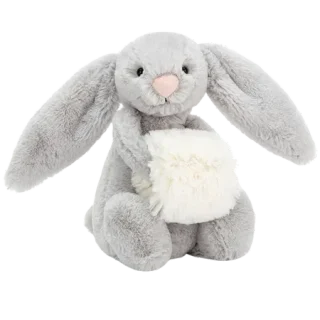 Bashful Silver Snow Bunny