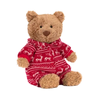 Bartholomew Bear Winter Pyjamas