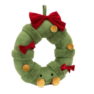 Amuseables Decorated Christmas Wreath