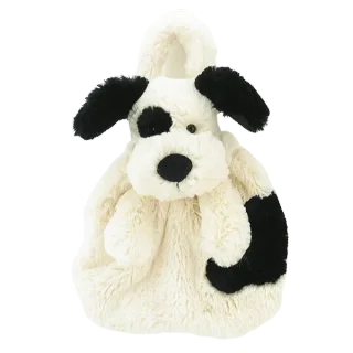 Black & Cream Puppy Bag