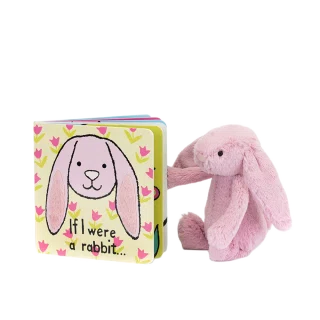 If I Were A Rabbit Book and Bashful Tulip Bunny Small