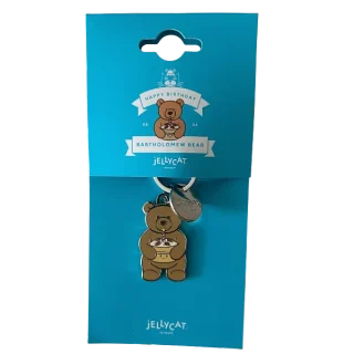 Bartholomew Bear Birthday Cake Keyring