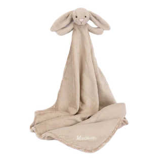 Personalised Bashful Beige Bunny Blankie